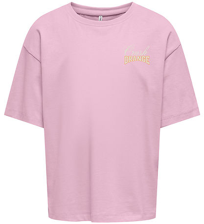 Kids Only T-shirt - KogHelen- Roseate Spoonbill/Orange Kids Only T-shirt - KogHelen- Roseate Spoonbill/Orange