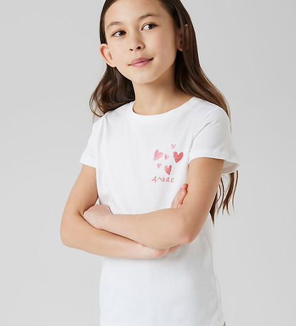 Name It T-shirt - NkfHjer - Bright White