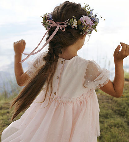 Lil' Atelier Kjole - NmfFrilla - Tyll - Peach Blush