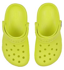 Crocs Sandals - Classic Clog K - Cyber Yellow Crocs Sandals - Classic Clog K - Cyber Yellow