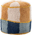 Bloomingville Puff - 40x35 cm - Kio - Blau