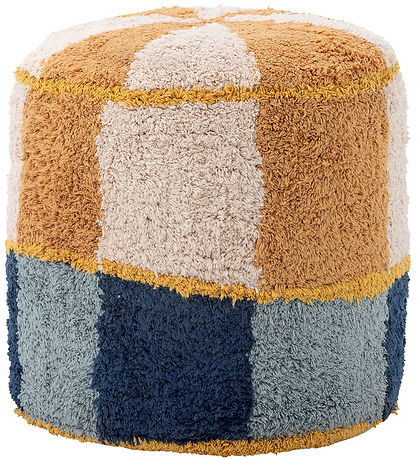 Bloomingville Pouf - 40x35 cm - Kio - Blue