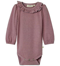 Lil' Atelier Bodysuit l/s - Rib - NbfDarla - Nostalgia Rose Lil' Atelier Bodysuit l/s - Rib - NbfDarla - Nostalgia Rose