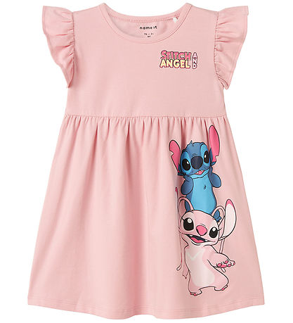 Robe Name It - NmfAssa - Stitch - Camée Rose