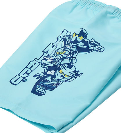 LEGO® Ninjago Swim Shorts - LwAgan 306 - UV40+ - Mint w. Print