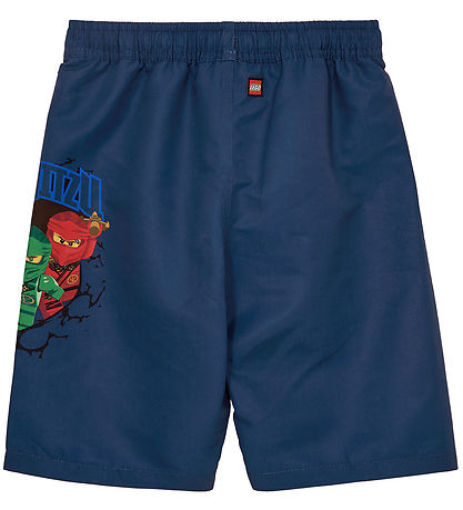LEGO® Ninjago Swim Shorts - LwAgan 302 - UV40+ - Dark Blue w. Pr