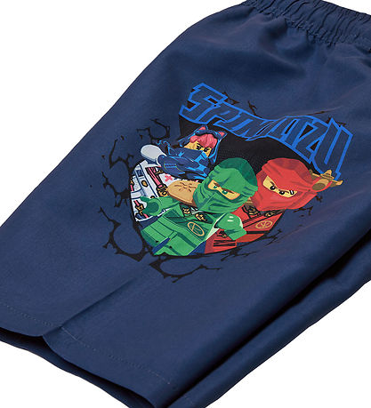 LEGO® Ninjago Swim Shorts - LwAgan 302 - UV40+ - Dark Blue w. Pr