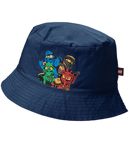 LEGO® Ninjago Bucket Hat - LwAgan 319 - Dark Blue w. Print