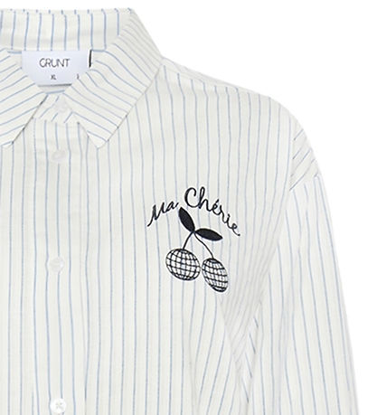 Grunt Shirt - GrLiva - White/Blue