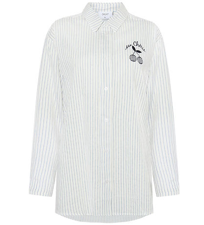 Grunt Shirt - GrLiva - White/Blue