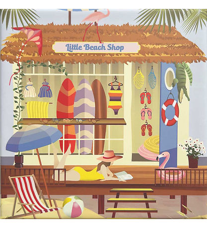 Vissevasse Jigsaw Puzzle - 15x21 cm - 150 Bricks - Little Beach  Vissevasse Jigsaw Puzzle - 15x21 cm - 150 Bricks - Little Beach