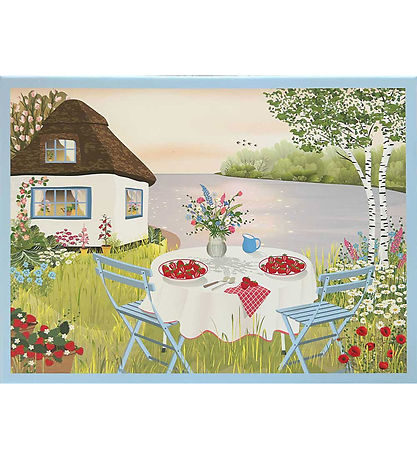 Vissevasse Jigsaw Puzzle - 1000 Bricks - 63x45 cm - Sweet Strawb Vissevasse Jigsaw Puzzle - 1000 Bricks - 63x45 cm - Sweet Strawb