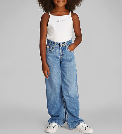 Calvin Klein Jeans - High Rise Wide Leg - Soft Blue