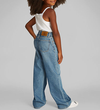 Calvin Klein Jeans - High Rise Wide Leg - Soft Blue