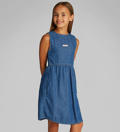 Calvin Klein Dress - Denim - Mid Serenity Blue