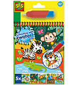 SES Creative - Safari Colouring Book - Color with Water SES Creative - Safari Colouring Book - Color with Water