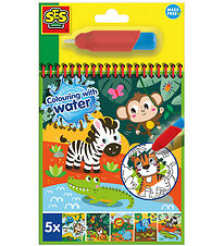 SES Creative - Safari Colouring Book - Color with Water SES Creative - Safari Colouring Book - Color with Water