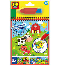 SES Creative - Farm Colouring Book - Color with Water SES Creative - Farm Colouring Book - Color with Water