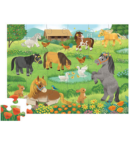 Puzzle Crocodile Creek - 36 Briques - Jolis poneys Puzzle Crocodile Creek - 36 Briques - Jolis poneys