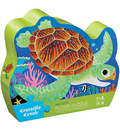 Crocodile Creek Floor Puzzle - 36 Bricks - Sea Turtle