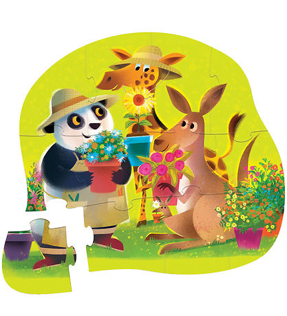 Crocodile Creek Puzzlespiel - 12 Teile - Flower Power Crocodile Creek Puzzlespiel - 12 Teile - Flower Power