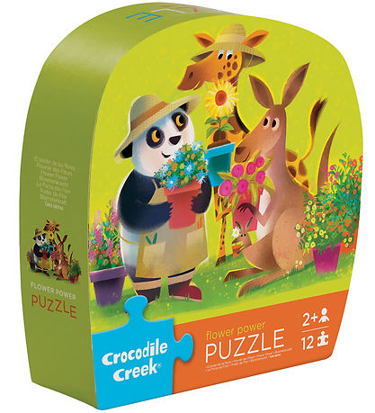 Crocodile Creek Puzzlespiel - 12 Teile - Flower Power Crocodile Creek Puzzlespiel - 12 Teile - Flower Power