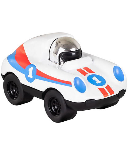 Tiger Tribe Race Car - Press To Go - White Tiger Tribe Race Car - Press To Go - White