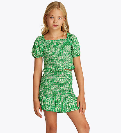 Tommy Hilfiger Toppi - Painettu smokki - säteilevä Green
