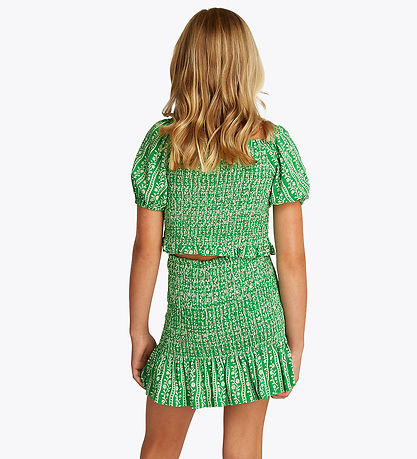 Tommy Hilfiger Toppi - Painettu smokki - säteilevä Green