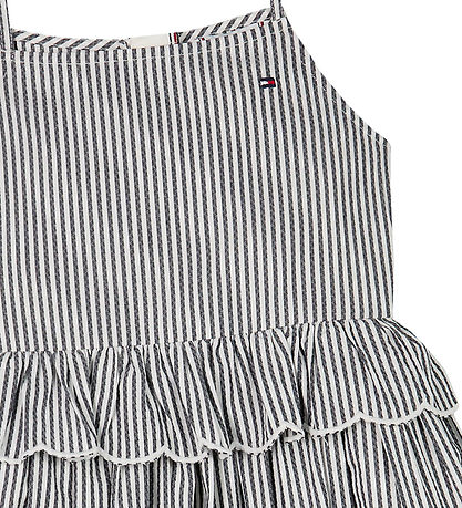 Tommy Hilfiger Dress - Strap Dress - Dark Night Navy Stripes
