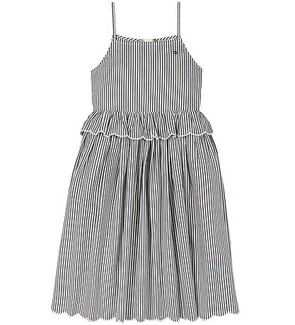Tommy Hilfiger Dress - Strap Dress - Dark Night Navy Stripes