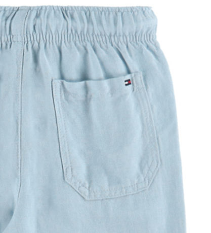 Tommy Hilfiger Trousers - Linen - Breezy Blue