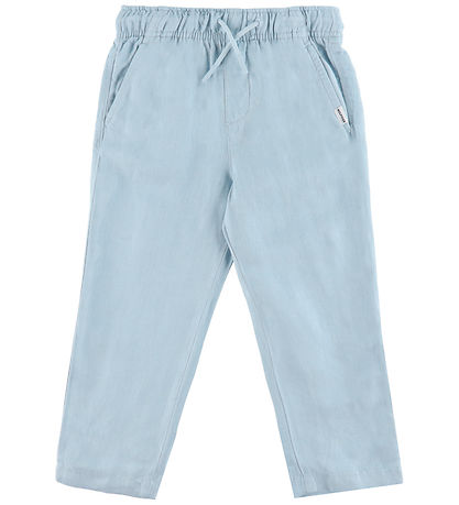 Tommy Hilfiger Trousers - Linen - Breezy Blue