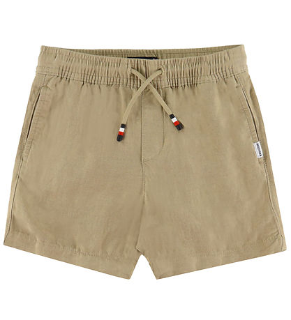 Tommy Hilfiger Shorts - Linen - Sandalwood Khaki
