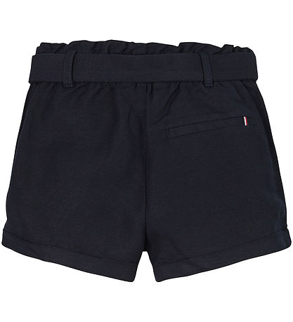 Tommy Hilfiger Shorts - Linen - Pull On - Dark Night Navy Tommy Hilfiger Shorts - Linen - Pull On - Dark Night Navy