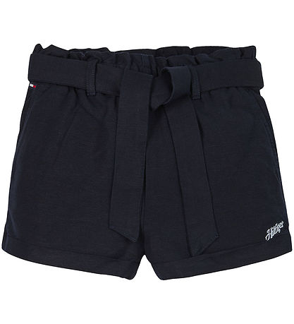 Tommy Hilfiger Shorts - Linen - Pull On - Dark Night Navy Tommy Hilfiger Shorts - Linen - Pull On - Dark Night Navy