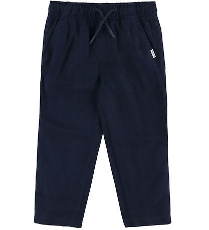 Tommy Hilfiger Trousers - Linen - Dark Night Navy