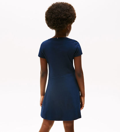 Tommy Hilfiger Dress - Essential Skater - Dark Night Navy
