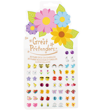 Great Pretenders Earrings - Stick-on - 30 pcs - Spring Flowers
