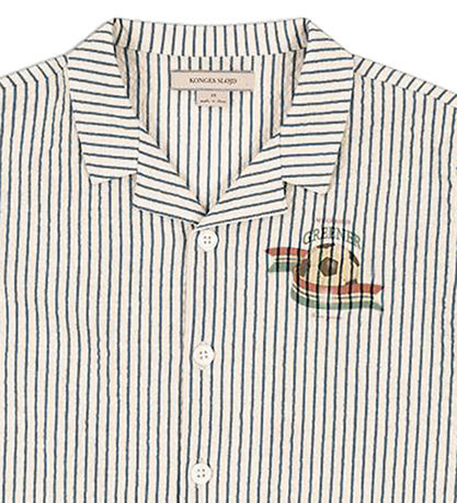 Konges Sløjd Hemd - Elliot - Stripe Blue