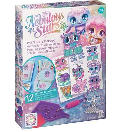 Nebulous Stars Stickers - Dazzling Stickers - 12 pcs