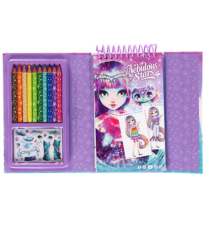 Nebulous Stars Colouring Book - Designer-To-Go - Isadora