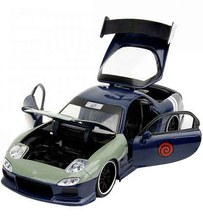 Jada Car w. Figure - Naruto - Kakashi Hatake & 1993 Mazda RX-7 -
