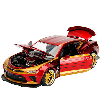 Jada Car w. Figure - Marvel Avengers - Iron Man & 2016 Chevy Cam