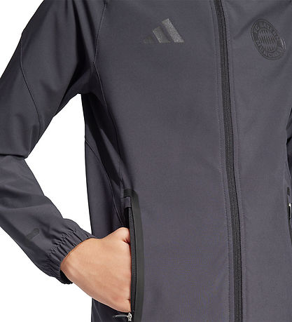 adidas Performance Cardigan - FCB TIROC VT JY - Carbon adidas Performance Cardigan - FCB TIROC VT JY - Carbon