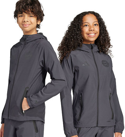 adidas Performance Cardigan - FCB TIROC VT JY - Carbon adidas Performance Cardigan - FCB TIROC VT JY - Carbon