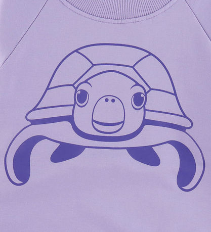 DYR-Cph Sweatshirt - Dyrbellow - Lila Outline Sea Turtle