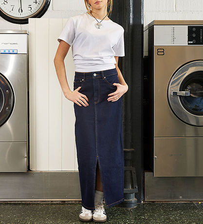 Hound Skirt - Maxi Denim - Dark Blue Used