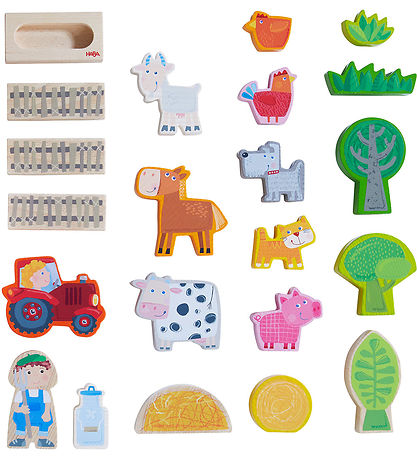 HABA Play World Toys - 23 Parts - Farm