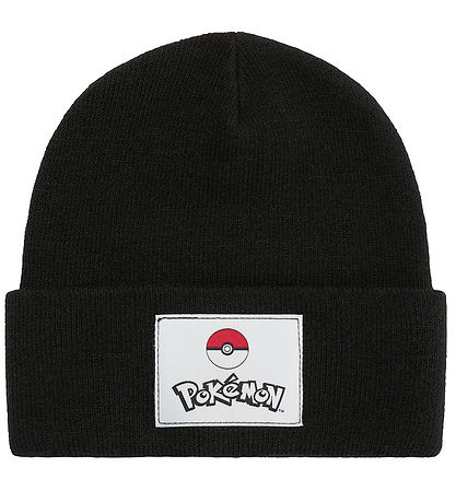Name It Beanie - Knitted - NkmOris Pokémon - Black